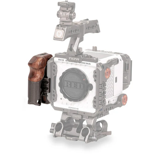 Tilta Right Side Wooden Handle for RED Komodo (Tactical Gray) - Image 3