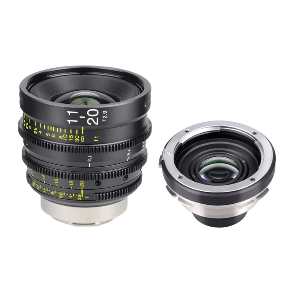 Tokina Cinema 11-20mm T2.9 EF Mount with 1.6x Expander EF to PL