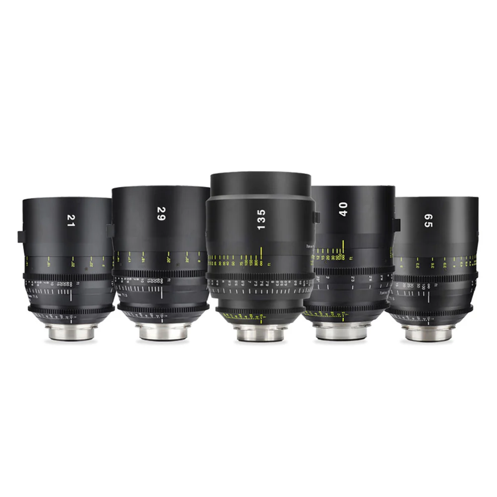 Tokina Cinema 5-Lens Kit B PL Mount (21mm, 29mm, 40mm, 65mm, 135mm)