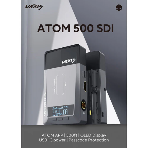 Vaxis ATOM 500 SDI Wireless Video Transmitter and Receiver Kit (SDI/HDMI) - Image 7