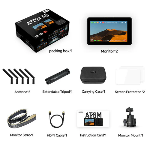 Vaxis Atom A5 SDI Monitor Professional Package - Image 2