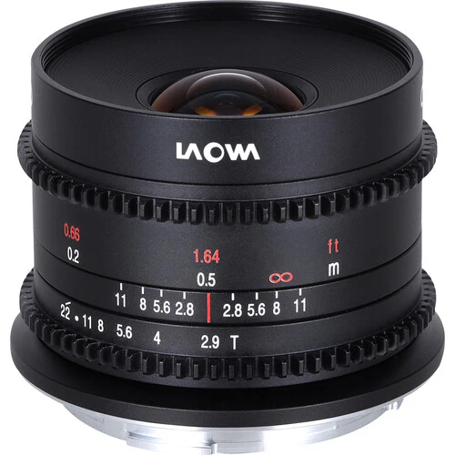 Venus Optics Laowa 9mm T2.9 Zero-D Cine Lens (RF Mount, Feet/Meters) - Image 2