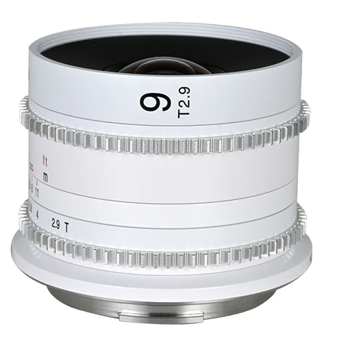 Venus Optics Laowa 9mm T2.9 Zero-D Cine Lens (RF Mount, White)