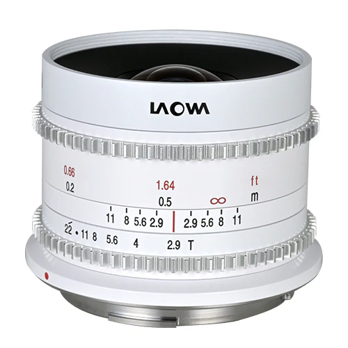 Venus Optics Laowa 9mm T2.9 Zero-D Cine Lens (RF Mount, White) - Image 2
