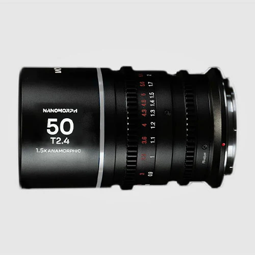 Venus Optics Laowa Nanomorph 50mm T2.4 1.5X S35 Cine Lens (Silver, MFT)