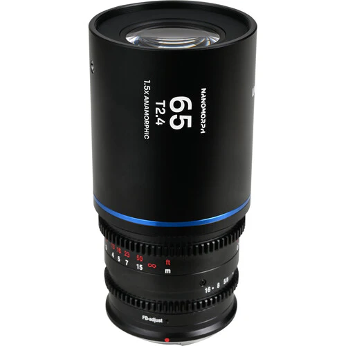 Venus Optics Laowa Nanomorph 65mm T2.4 1.5X S35 Cine Lens (Blue, MFT) - Image 2