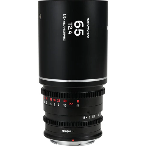 Venus Optics Laowa Nanomorph 65mm T2.4 1.5X S35 Cine Lens (Silver, DL Mount)