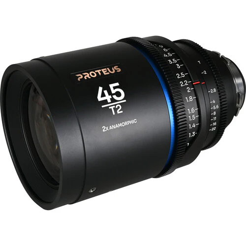 Venus Optics Laowa Proteus 2X 45mm T2 Anamorphic Cine Lens (Blue, PL Mount with Interchangeable EF Bayonet) - Image 2