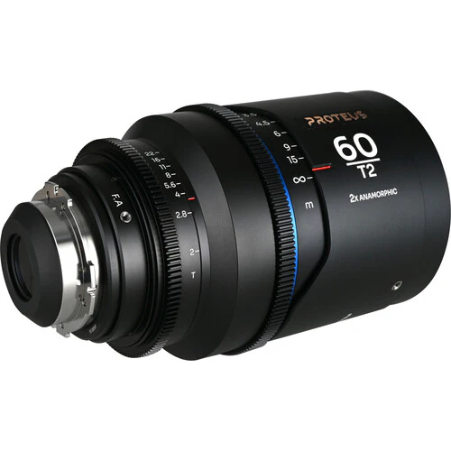 Venus Optics Laowa Proteus 2X 60mm T2 Anamorphic Cine Lens (Blue, PL Mount with Interchangeable EF Bayonet) - Image 3