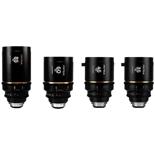 Venus Optics Laowa Proteus 2X Anamorphic 4-Lens Bundle (Silver PL Mount with Interchangeable EF Bayonet)