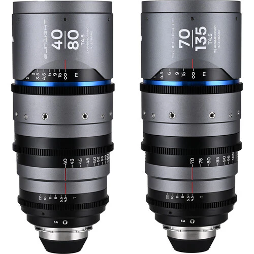 Venus Optics Laowa Sunlight 2x Anamorphic Zoom 2-Lens Bundle (ARRI PL, Blue)