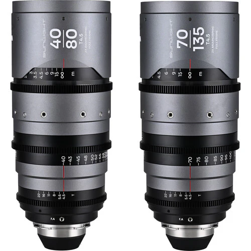 Venus Optics Laowa Sunlight 2x Anamorphic Zoom 2-Lens Bundle (ARRI PL, Clear)