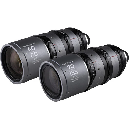 Venus Optics Laowa Sunlight 2x Anamorphic Zoom 2-Lens Bundle (ARRI PL, Silver) - Image 2