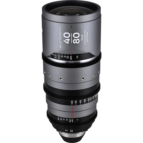 Venus Optics Laowa Sunlight 40-80mm T4.5 2x FF Anamorphic Zoom (ARRI PL, Silver)
