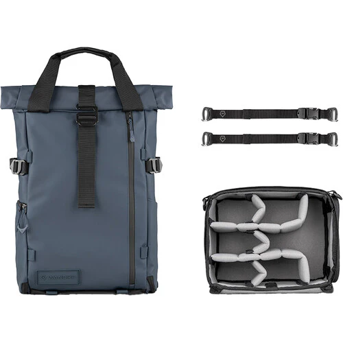 WANDRD PRVKE V4 Backpack Photo Bundle (Aegean Blue, 21L)