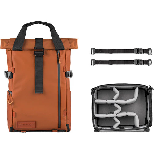WANDRD PRVKE V4 Backpack Photo Bundle (Sedona Orange, 21L)