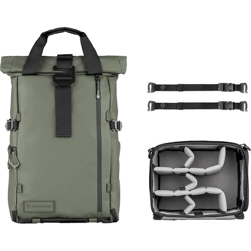 WANDRD PRVKE V4 Backpack Photo Bundle (Wasatch Green, 31L)