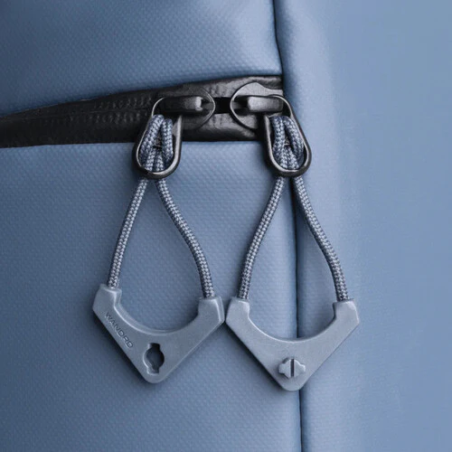 WANDRD WORRYLESS Locking Zipper Puller (Aegean Blue, 6-Pack) - Image 2