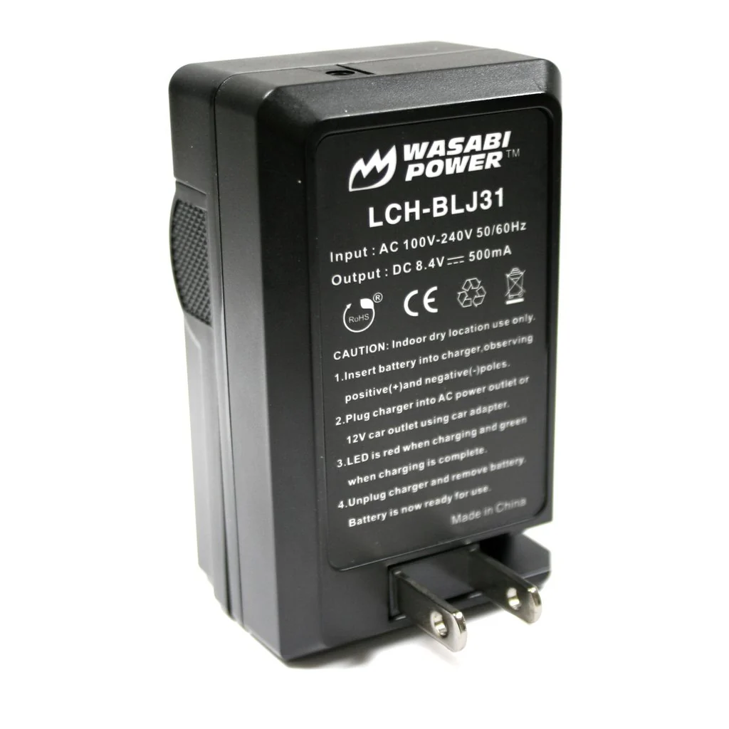 Wasabi Power Battery (2-Pack) and Charger for Panasonic DMW-BLJ31 - Image 2