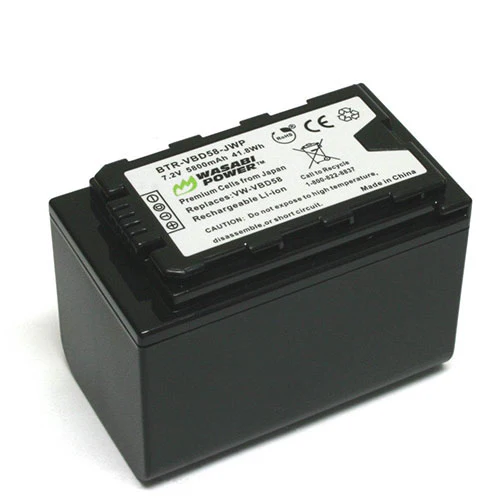 Wasabi Power Panasonic VW-VBD58 and AG-VBR89G Battery with Charger Kit - Image 2