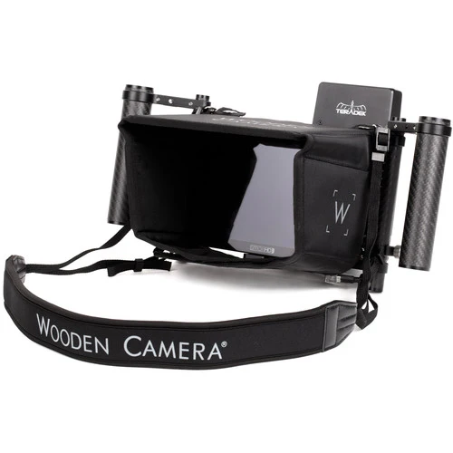 Wooden Camera Director's Monitor Cage v3 with Carbon Fiber Handgrips (* OPEN BOX *) - Image 5