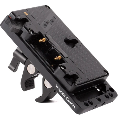 Wooden Camera Gimbal Handlebar Battery Plate (Gold Mount) - Image 4
