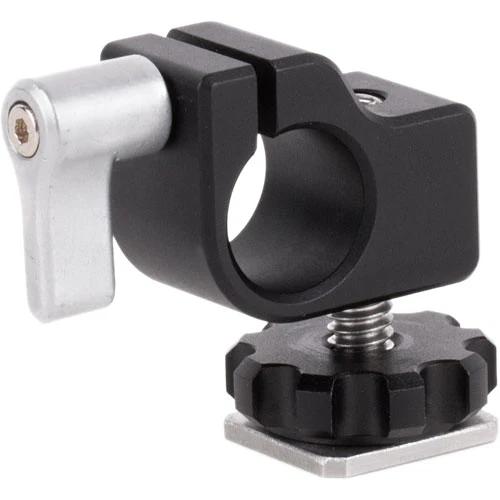 Wooden Camera Shoe Adapter with 15mm Rod Clamp