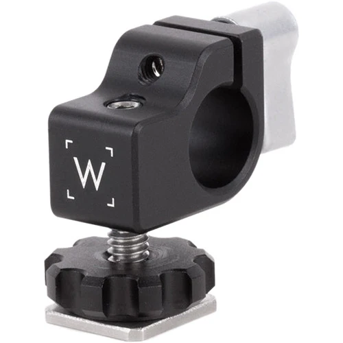 Wooden Camera Shoe Adapter with 15mm Rod Clamp - Image 2