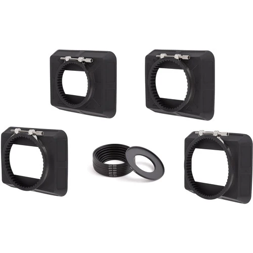 Wooden Camera Kit with Four 2-Stage Zip Boxes & Adapter Rings (4 x 5.65")