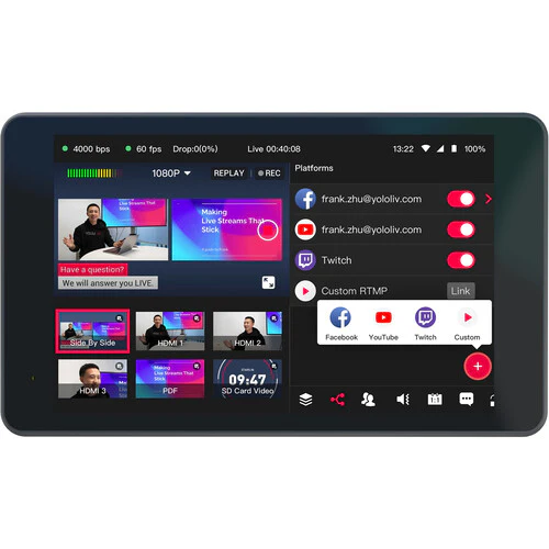 YoloLiv YoloBox Pro All-in-One Multi-Camera Switching and Live Streaming System