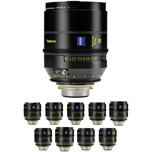 ZEISS Supreme Prime Radiance Diamond 11-Lens Set (PL, Feet)