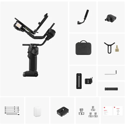 Zhiyun CRANE 4 3-Axis Handheld Gimbal Stabilizer Combo Kit - Image 3