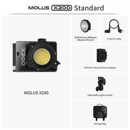 Zhiyun Molus X200 Bi-Color COB LED Light - Image 3