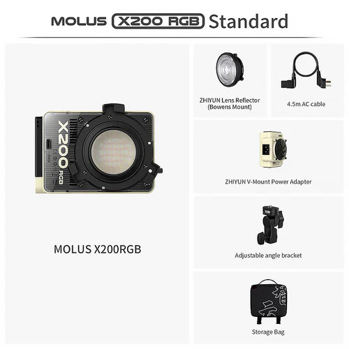 Zhiyun Molus X200 RGB COB LED Light - Image 5
