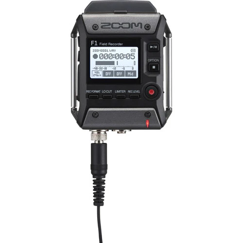 Zoom F1-LP 2-Input / 2-Track Portable Field Recorder with Lavalier Microphone - Image 3