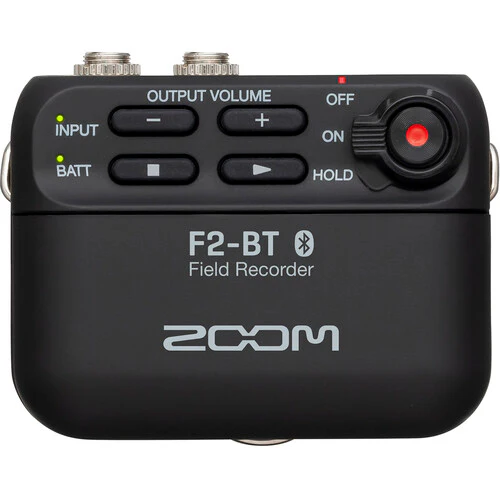 Zoom F2-BT Ultracompact Bluetooth-Enabled Portable Field Recorder with Lavalier Microphone - Image 2