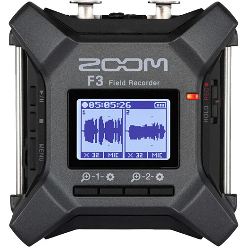 Zoom F3 2-Input / 2-Track Portable Field Recorder - Image 2