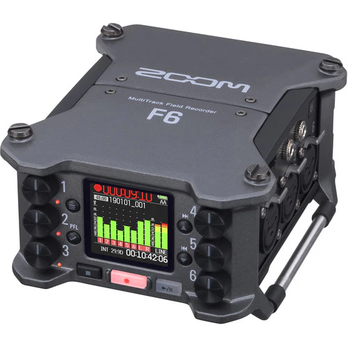 Zoom F6 6-Input / 14-Track Multi-Track Field Recorder - Image 3