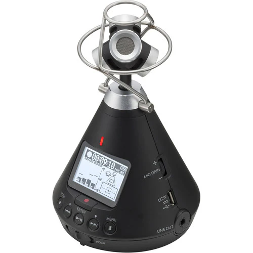 Zoom H3-VR Handy Audio Recorder with Built-In Ambisonics Mic Array - Image 3