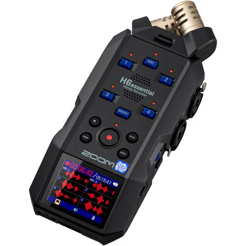 Zoom H6essential 6-Track 32-Bit Float Portable Audio Recorder - Image 2