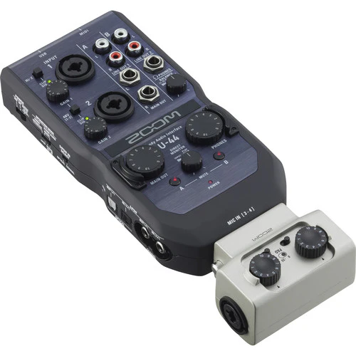 Zoom U-44 Handy 4-In/4-Out Audio Interface - Image 7