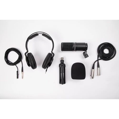 Zoom ZDM-1 Podcast Mic Pack with Headphones, Windscreen, XLR, and Tabletop Stand (* OPEN BOX 5% OFF*) - Image 3